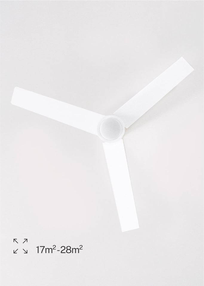 WIND MINIMAL - Plafondventilator 40W silent Ø132 cm met ledlicht van 15W, afbeelding van de galerij 5