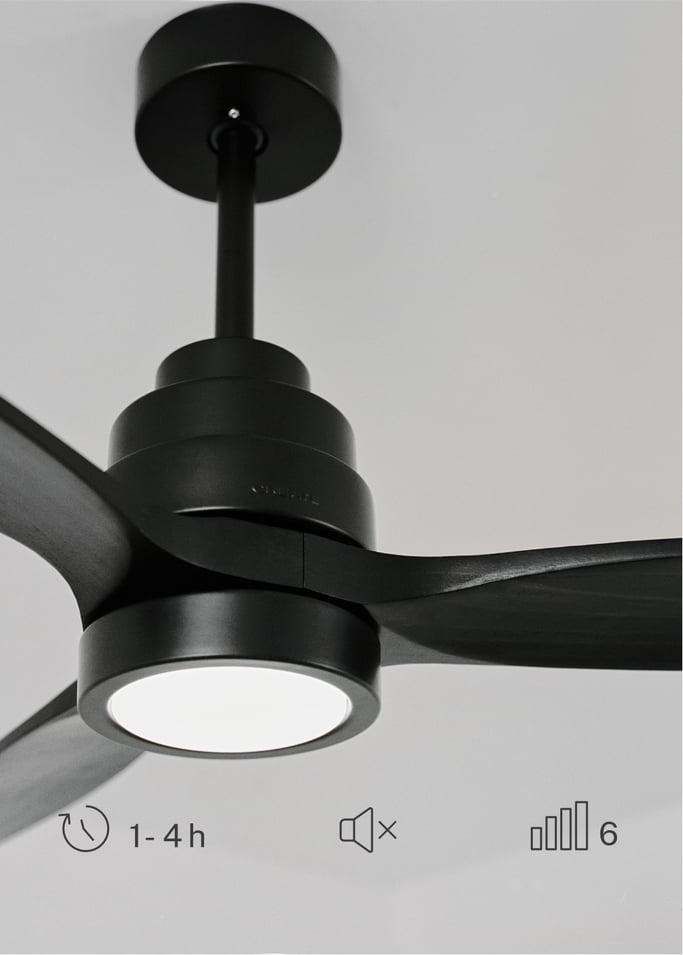 WIND STYLANCE - Plafondventilator 40W silent 100% hout verschillende maten, afbeelding van de galerij 4