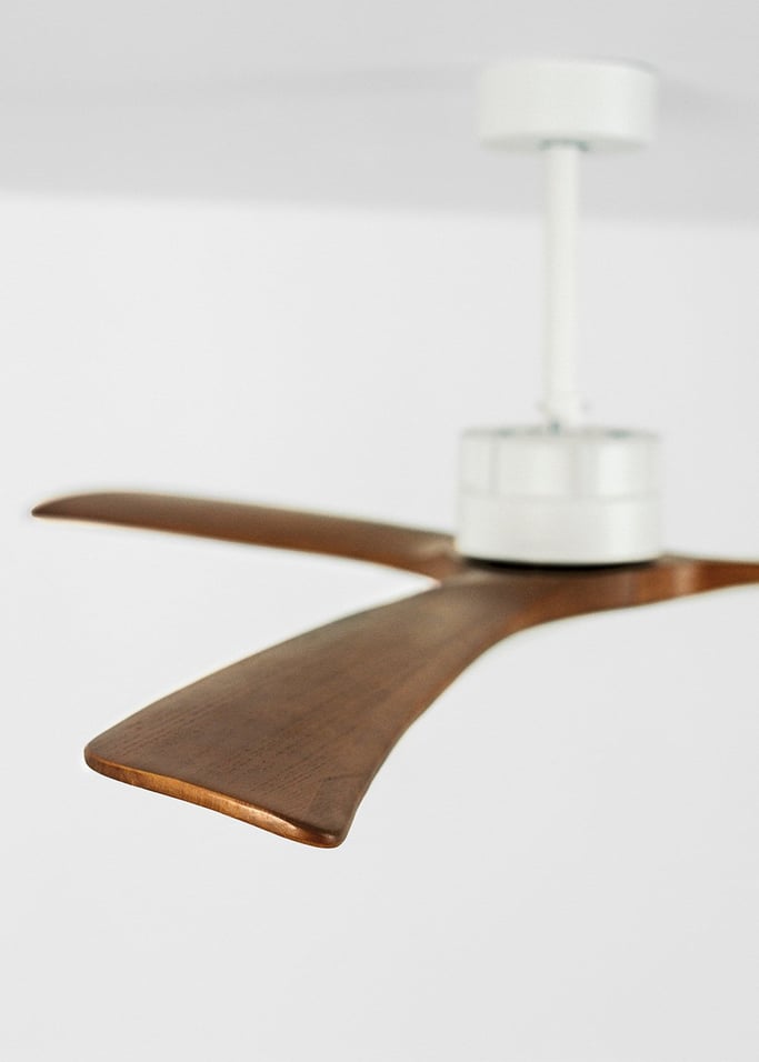 WIND LARGE - Plafondventilator 40W silent Ø152 cm 100% hout, afbeelding van de galerij 6