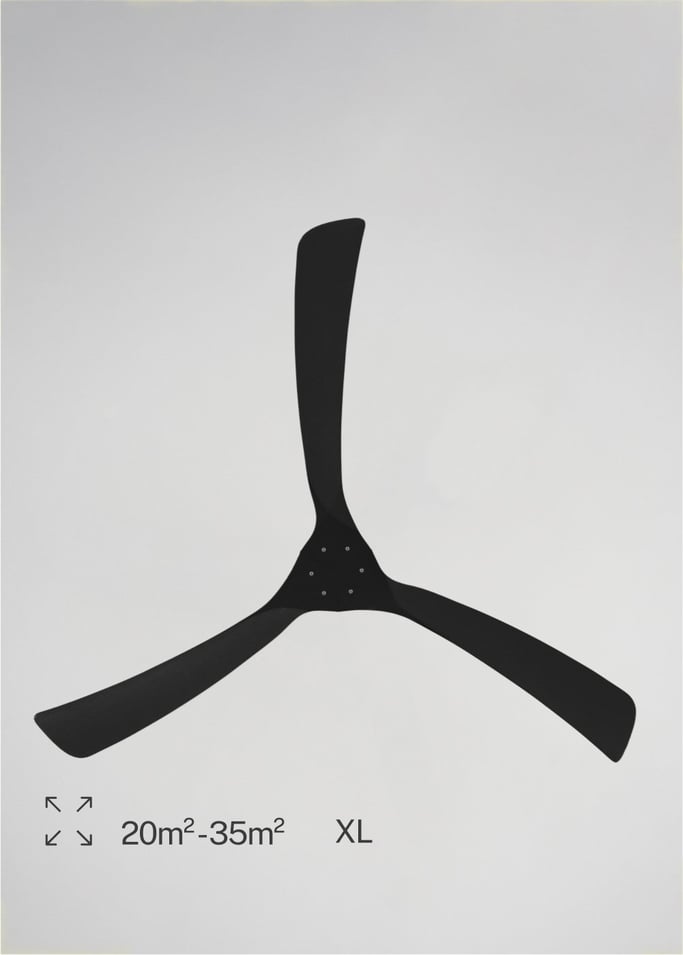 WIND LARGE - Plafondventilator 40W silent Ø152 cm 100% hout, afbeelding van de galerij 5