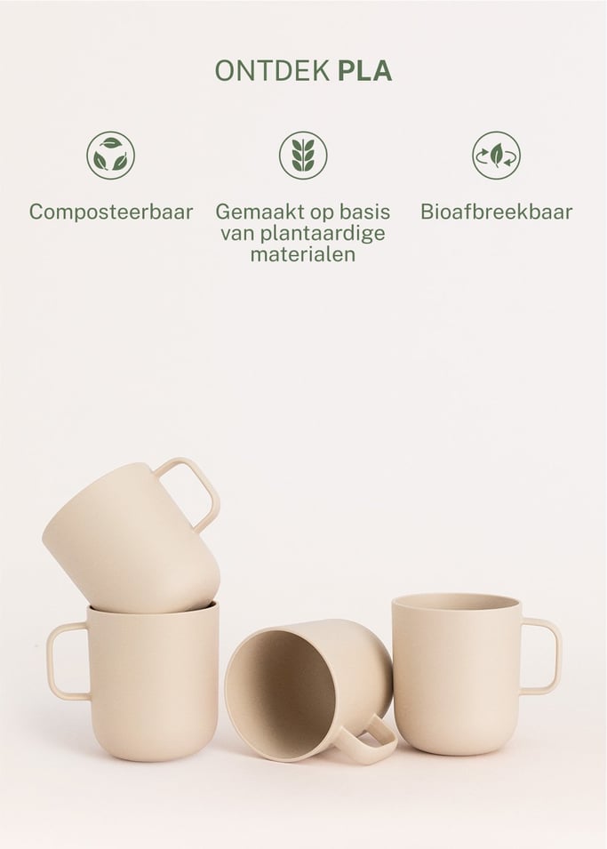 KITCHENWARE OUTDOOR ECO - Set van 4 koppen voor buiten, afbeelding van de galerij 4