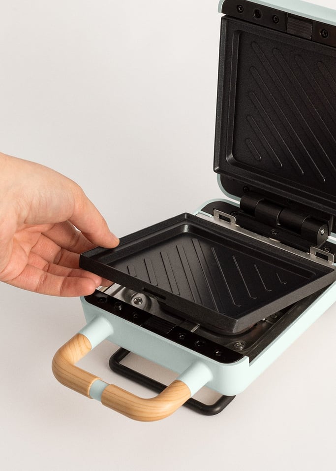 Pack STONE STUDIO Individueel - wafel en grill Sandwich Maker +Taiyaki Plaat + pannenkoek pannenkoek Plaat + donuts Plaat, afbeelding van de galerij 5