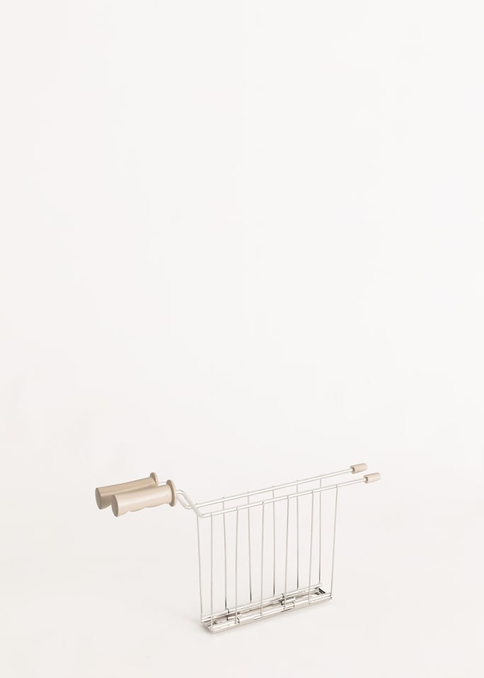 Pack TOAST RETRO Klein Broodrooster voor breed brood + SET VAN 2 TOSTIKLEMMEN om Sandwiches, afbeelding van de galerij 4
