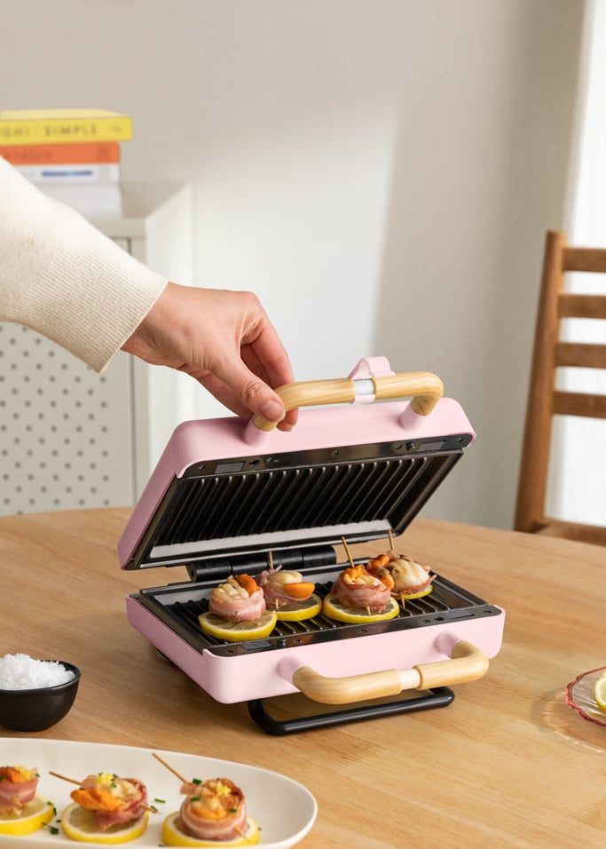 STONE STUDIO - Tosti-ijzer, grill en wafelijzer met verwisselbare platen, afbeelding van de galerij 3