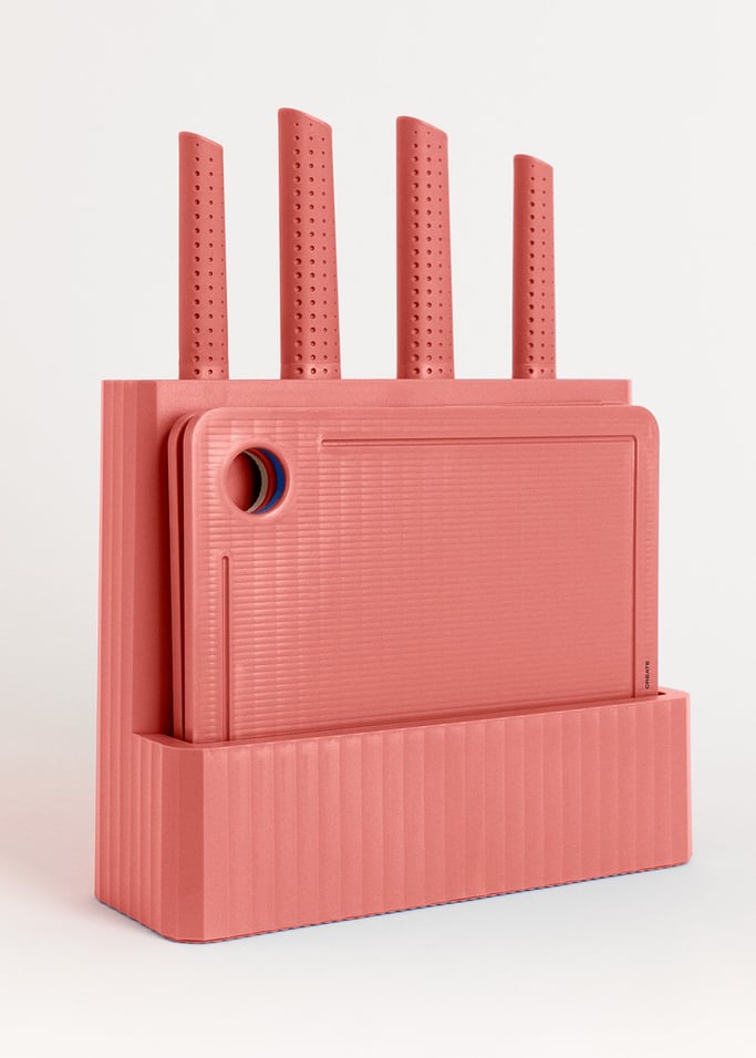 KITCHENWARE STUDIO - Set van 2 snijplanken en 4 keukenmessen, afbeelding van de galerij 6