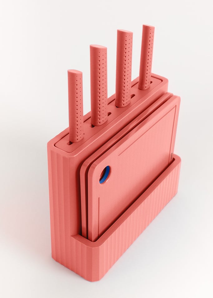 KITCHENWARE STUDIO - Set van 2 snijplanken en 4 keukenmessen, afbeelding van de galerij 7