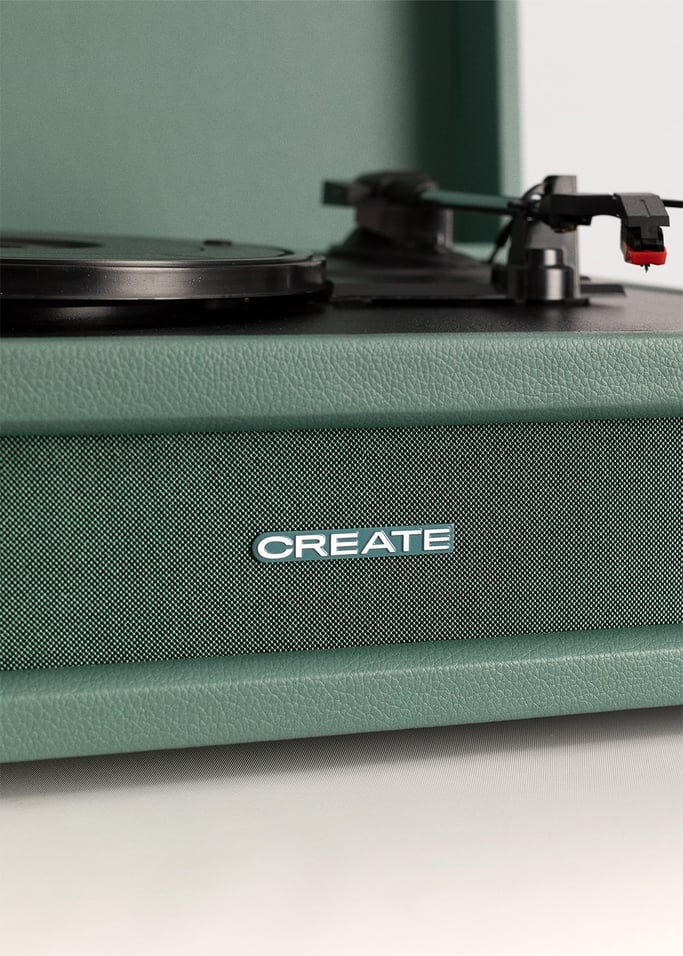 RECORD PLAYER RETRO - Platenspeler Retro met Bluetooth, USB, SD, MicroSD en MP3-recorder/speler, afbeelding van de galerij 7