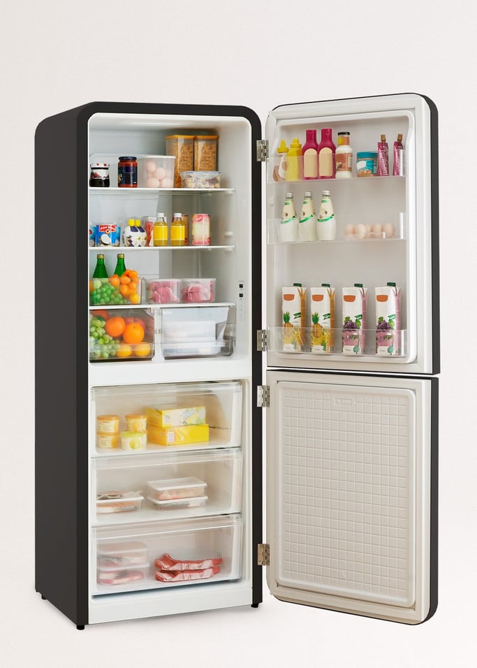 FRIDGE RETRO COMBI - Retro stijl combi koelkast 401L, afbeelding van de galerij 6