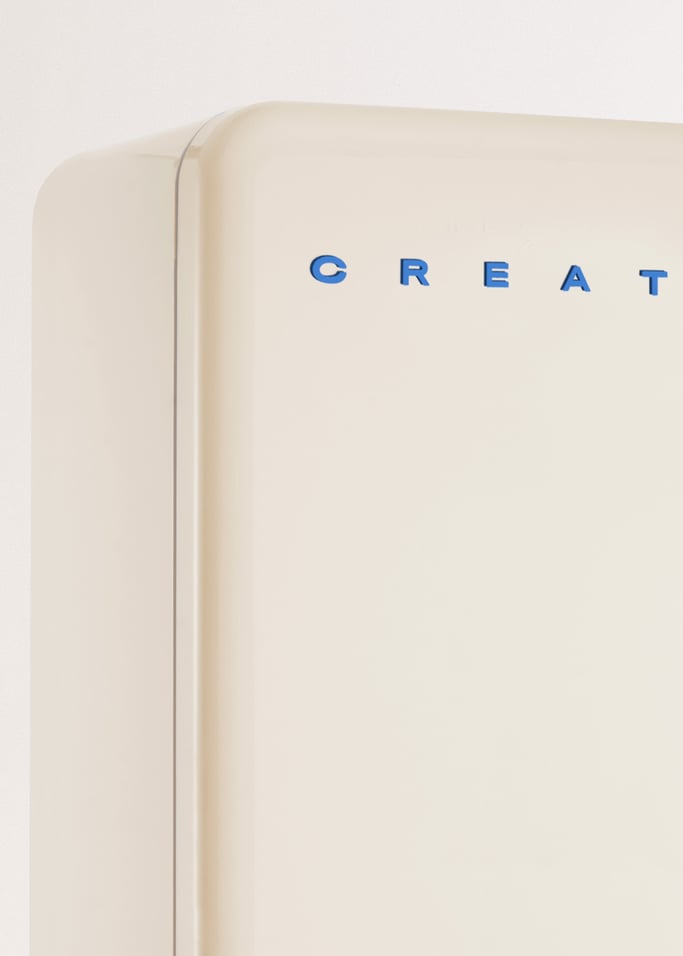 FRIDGE RETRO COMBI - Retro stijl combi koelkast 401L, afbeelding van de galerij 4