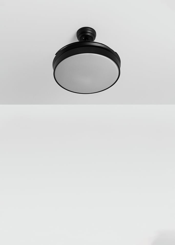 WIND CLEAR - Plafondventilator 40W stille intrekbare bladen met LED verlichting diverse maten
, afbeelding van de galerij 4