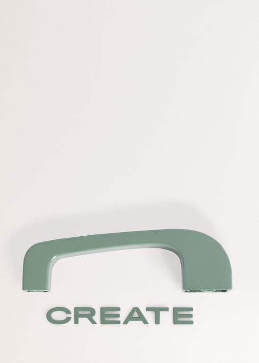 Kopen Set Handgreep en Logo voor FRIDGE RETRO