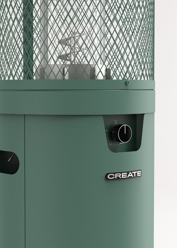 FIRE ROUND HEATER - 8kW gasverwarmer voor terrassen en buitenruimtes, afbeelding van de galerij 5