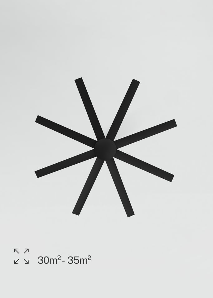 WIND INDUSTRIAL - Stille plafondventilator van 40W verkrijgbaar in meerdere maten, afbeelding van de galerij 5