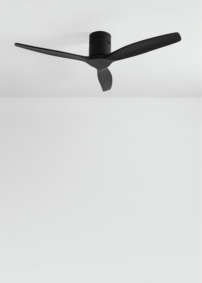 WIND CALM NATURAL WOOD - Plafondventilator 40W silent 100% hout verschillende maten, afbeelding van de galerij 2