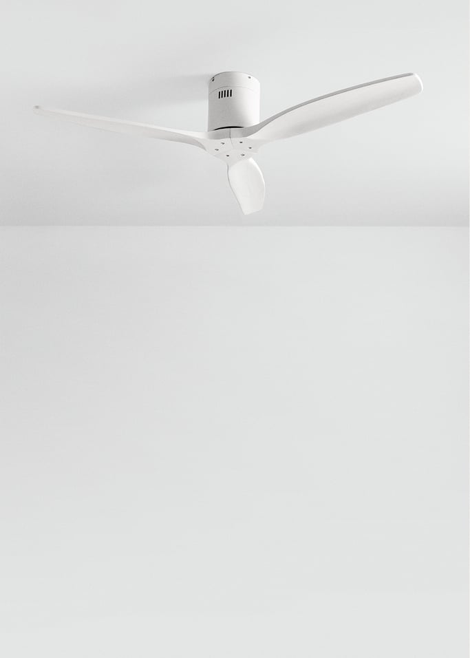 WIND CALM NATURAL WOOD - Plafondventilator 40W silent 100% hout verschillende maten, afbeelding van de galerij 2