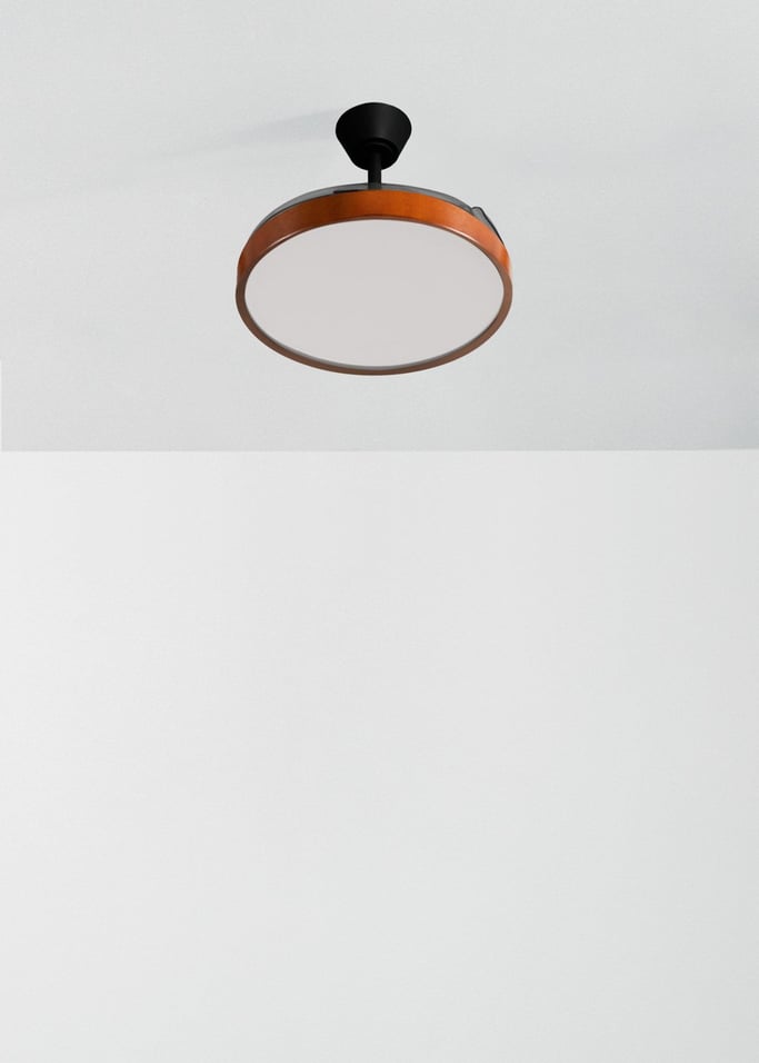 WIND CLEAR STUDIO - Plafondventilator 40W stil met intrekbare bladen en LED-licht, verschillende maten, afbeelding van de galerij 2