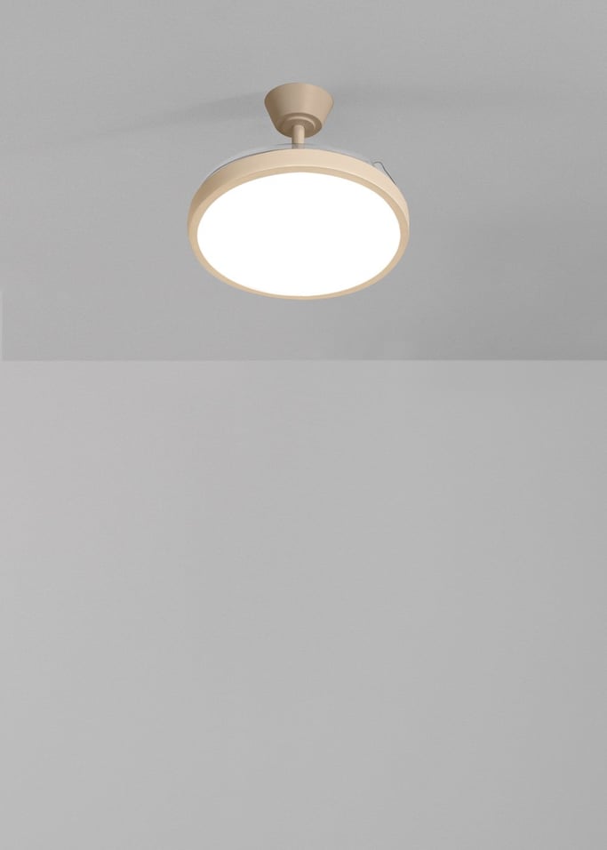 WIND CLEAR STUDIO - Plafondventilator 40W stil met intrekbare bladen en LED-licht, verschillende maten, afbeelding van de galerij 2