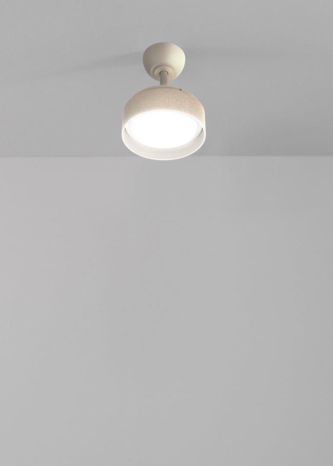 WIND CLEAR LAMP - Plafondventilator 40W Ø55cm stil met intrekbare bladen en LED-licht, afbeelding van de galerij 2