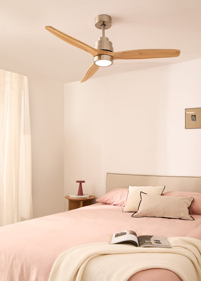 WIND STYLANCE - Plafondventilator 40W silent 100% hout verschillende maten, afbeelding van de galerij 1
