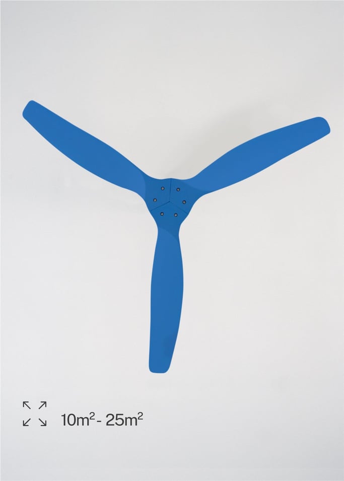 WIND CALM - Stille 40W plafondventilator met technische ABS bladen in verschillende maten, afbeelding van de galerij 5