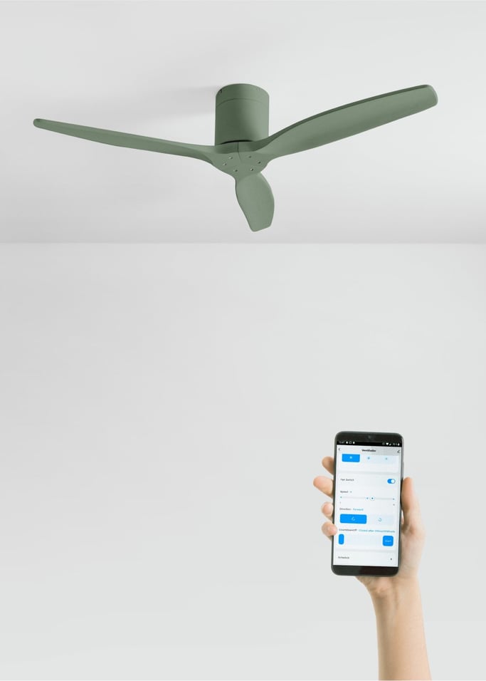 WIND CALM - Stille 40W plafondventilator met technische ABS bladen in verschillende maten, afbeelding van de galerij 2