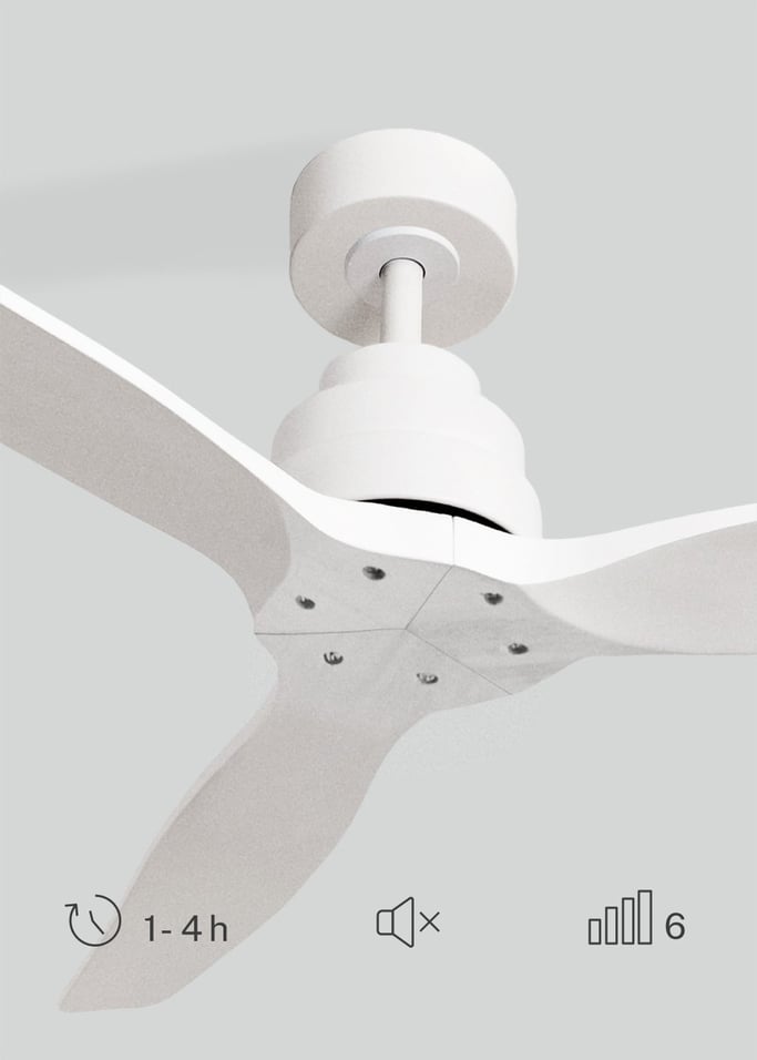 WIND STYLANCE - Plafondventilator 40W silent 100% hout verschillende maten, afbeelding van de galerij 4