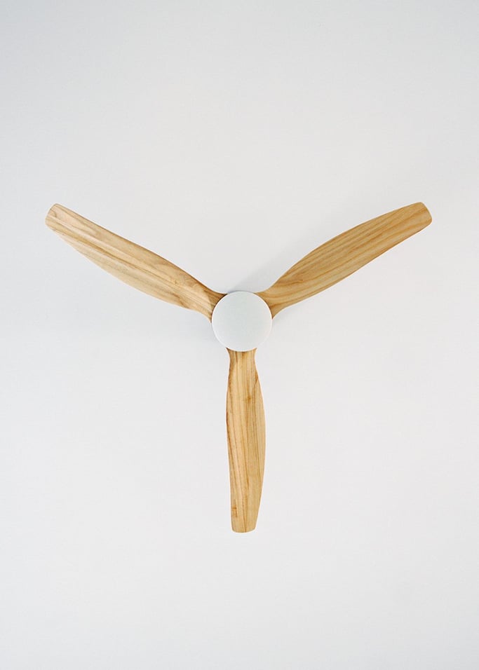 WIND CALM NATURAL WOOD - Plafondventilator 40W silent 100% hout, afbeelding van de galerij 5