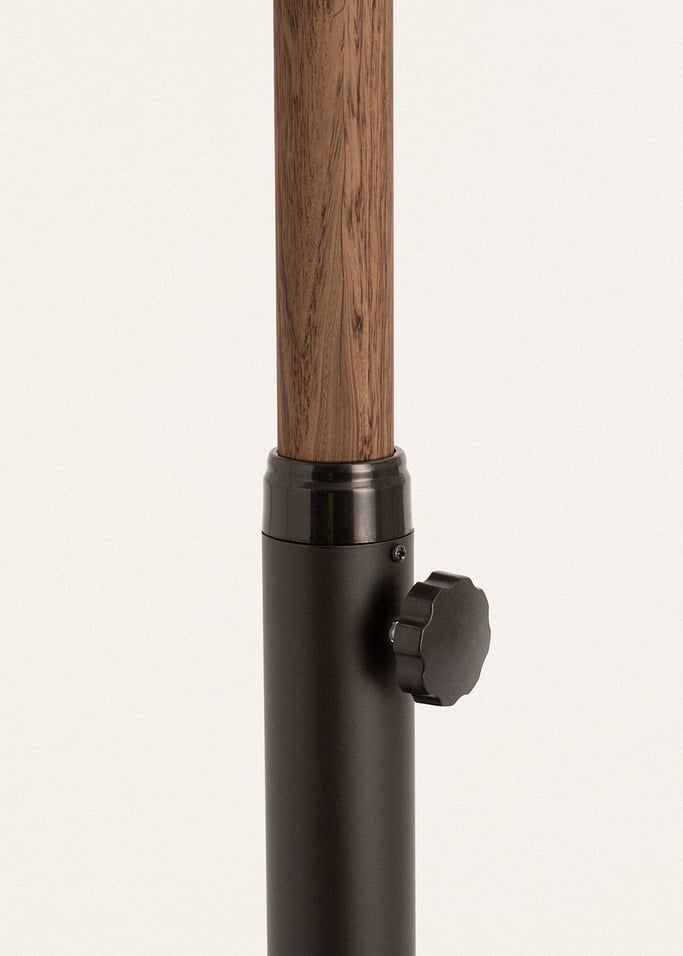 AIR STAND WOOD - Retro stijl 50 W draaiende staande ventilator, afbeelding van de galerij 9