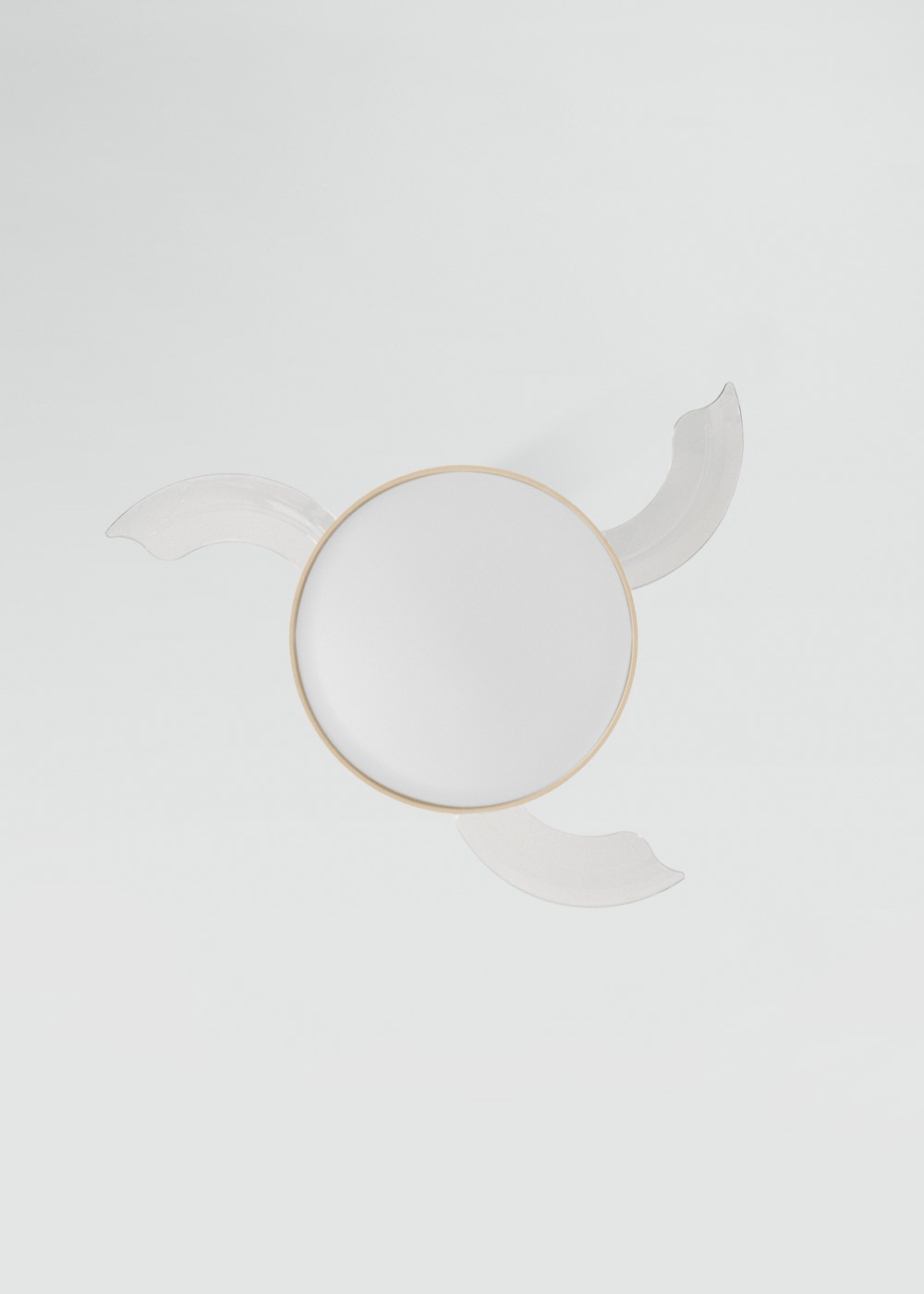 CREATE Wind Clear Studio S/plafondventilator met zwart licht met