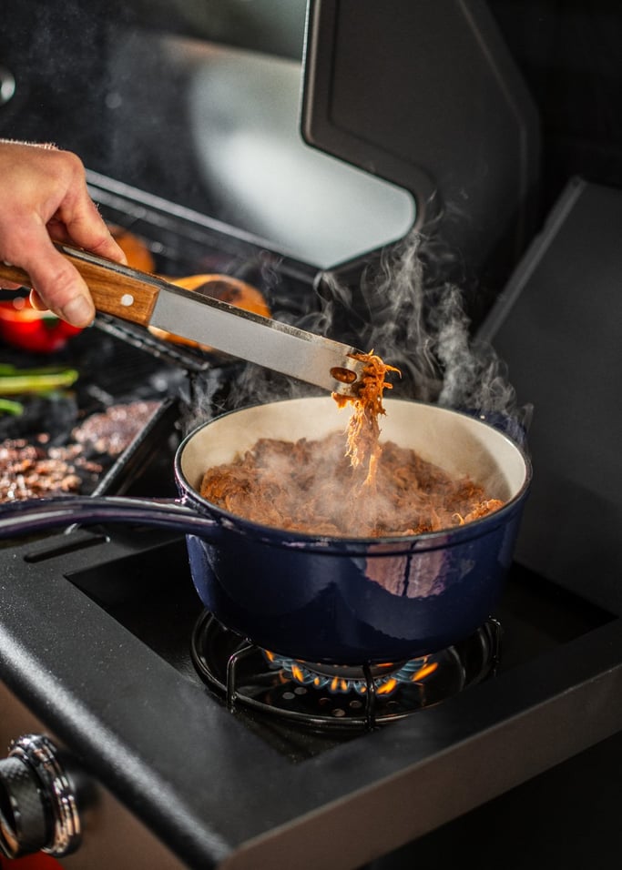 BBQ GAS BURNER PRO - Gasbarbecue met zijbrander en bijzettafel, afbeelding van de galerij 4