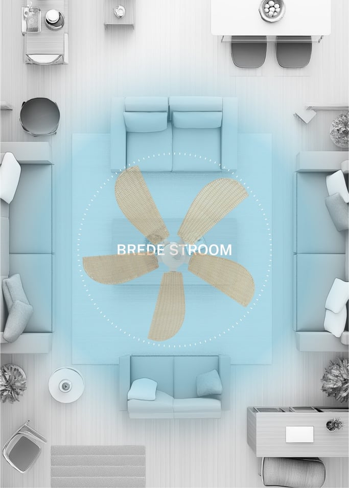 WIND RATTAN - Plafondventilator 40W Stil Ø132cm , afbeelding van de galerij 6