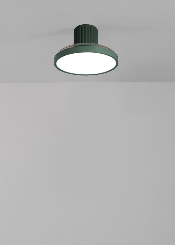 WIND CLEAR SCULPT - Stille plafondventilator 40W Ø132 cm intrekbare bladen met LED-verlichting, afbeelding van de galerij 2