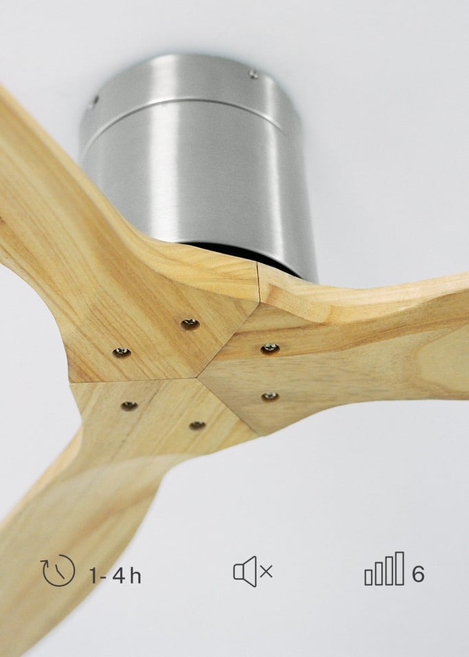 WIND CALM - Stille 40W plafondventilator met technische ABS bladen in verschillende maten, afbeelding van de galerij 4