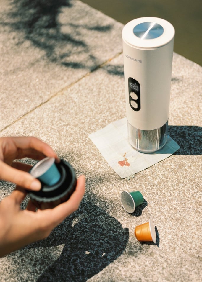 THERA MOVE - Draagbaar espressotoestel 15 bar voor capsules en gemalen koffie, afbeelding van de galerij 4