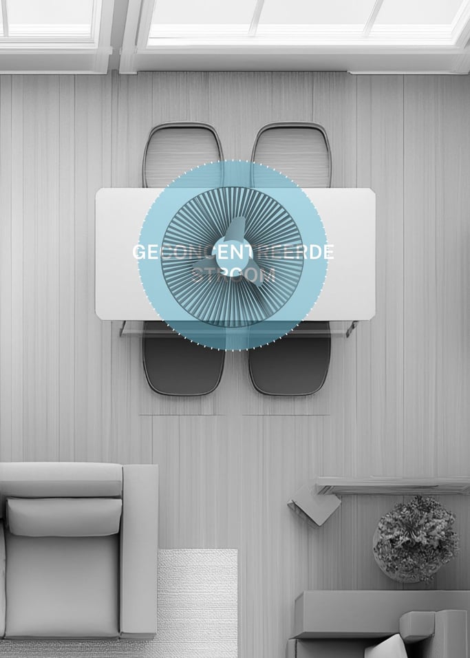 WIND LAMP WOVEN - Stille plafondventilator 25W met LED-verlichting, afbeelding van de galerij 4