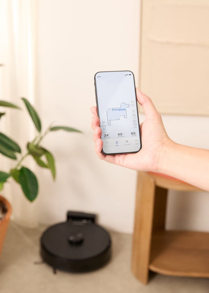 NETBOT LS50 - Slimme robotstofzuiger en dweilrobot met optionele zelfledigende basis 5000Pa, afbeelding van de galerij 4