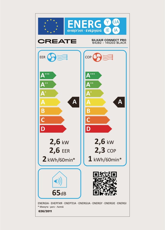 SILKAIR CONNECT PRO 24L - 4-in-1 WiFi 9000 BTU draagbare airconditioner met warmtepomp , afbeelding van de galerij 11