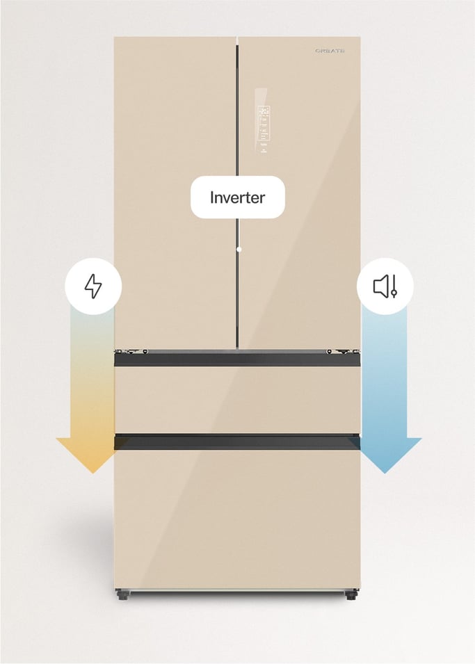 FRIDGE STUDIO FRENCH DOOR PRO 509 - Koelkast met openslaande deur 509L No Frost met Space Pro en Care+, afbeelding van de galerij 10