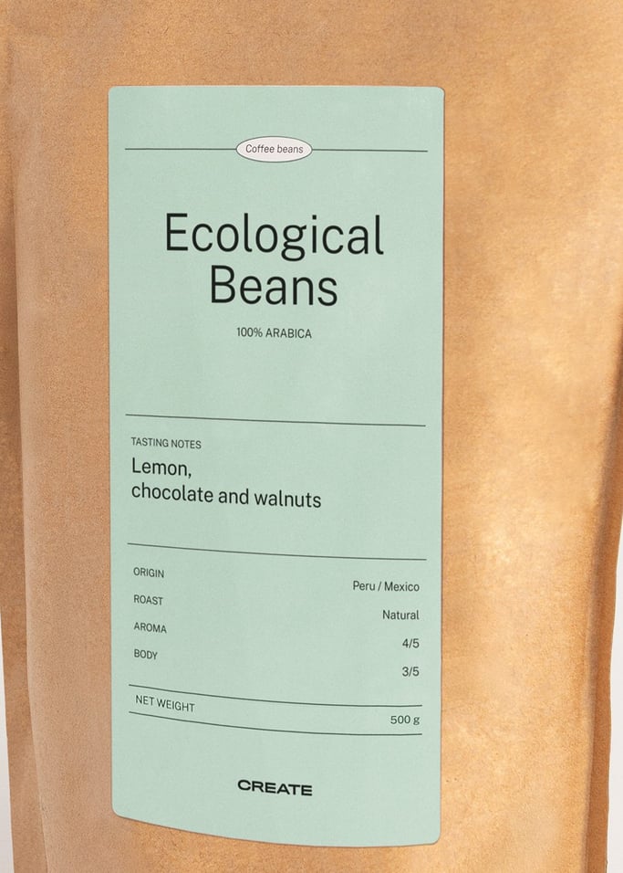 BIOLOGISCHE KOFFIE 100% ARABICA - Biologische koffiebonen en gemalen koffie in verschillende groottes, afbeelding van de galerij 2