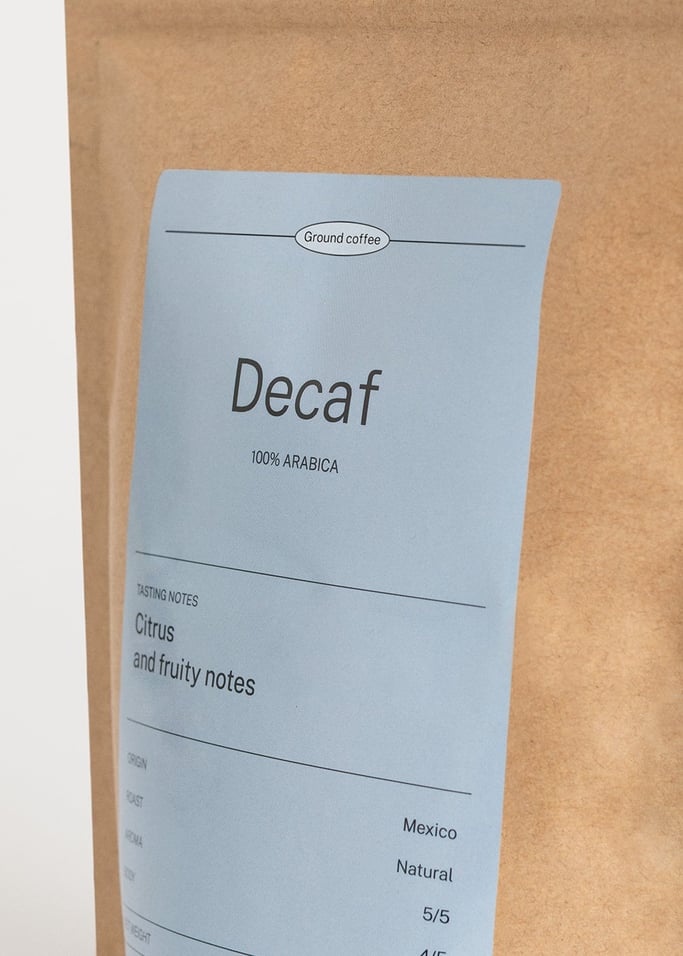 GEDECAFEÏNEERDE KOFFIE 100% ARABICA - Cafeïnevrije koffiebonen en gemalen koffie in verschillende groottes, afbeelding van de galerij 2