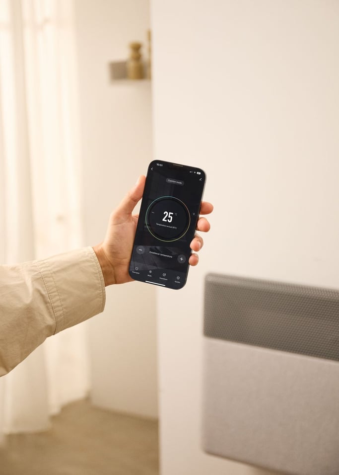 WARM TEXTILE INVERTER - Inverter-convector voor wand of vloer met WiFi 1500W / 2000W, afbeelding van de galerij 4