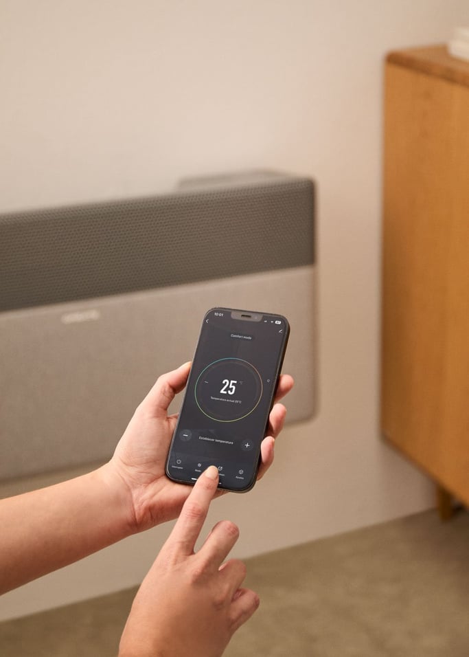 WARM TEXTILE INVERTER - Inverter-convector voor wand of vloer met WiFi 1500W / 2000W, afbeelding van de galerij 4