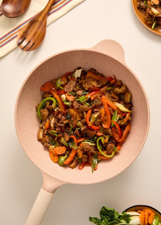 WOK STUDIO - Wok van gegoten aluminium met keramische coating, afbeelding van de galerij 3