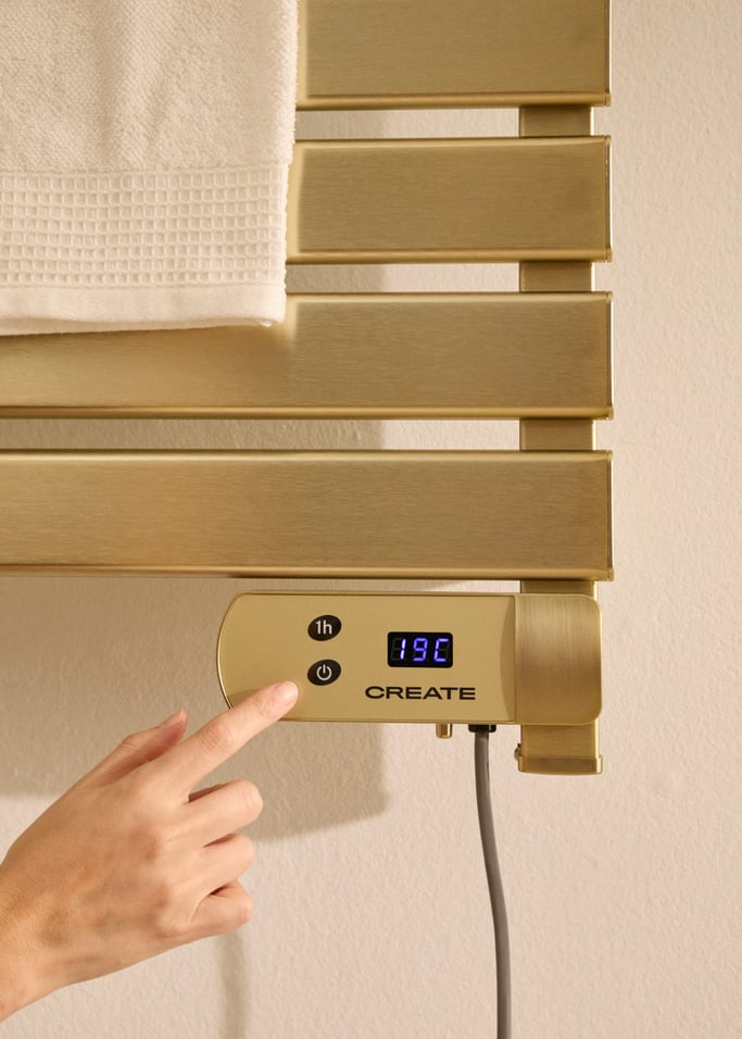 WARM TOWEL - Elektrische handdoekhouder voor op de vloer of aan de muur 500W, afbeelding van de galerij 3