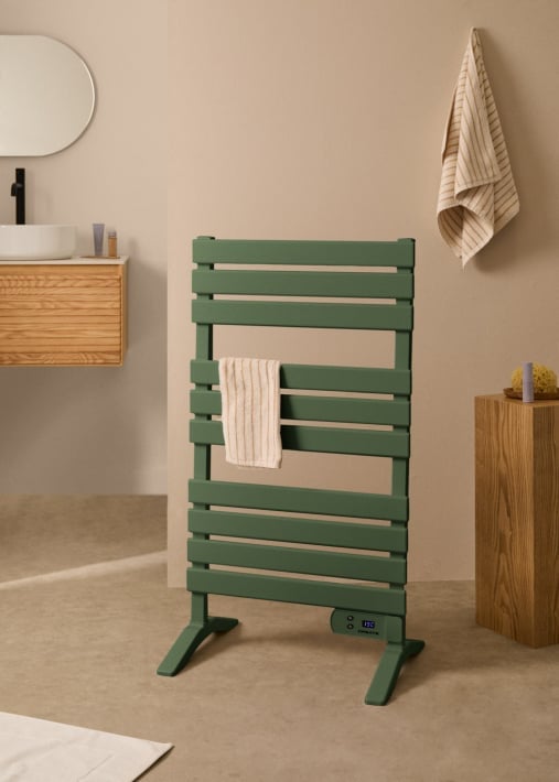 Kopen WARM TOWEL - Elektrische handdoekhouder voor op de vloer of aan de muur 500W