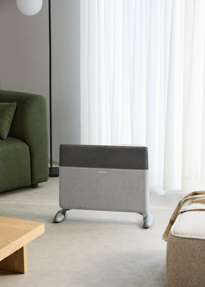 WARM TEXTILE INVERTER - Inverter-convector voor wand of vloer met WiFi 1500W / 2000W, afbeelding van de galerij 1