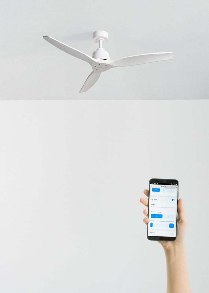 WIND STYLANCE - Stille plafondventilator van 40 W met technische ABS-bladen, verkrijgbaar in verschillende maten, afbeelding van de galerij 2