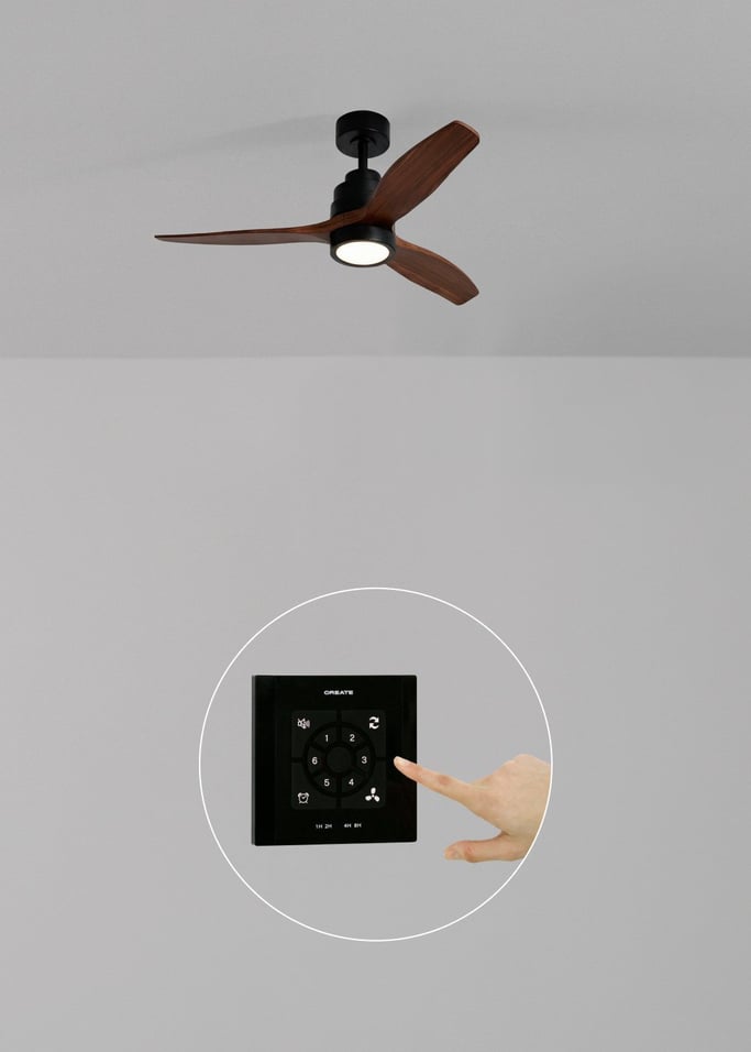 WIND STYLANCE - Stille plafondventilator van 40 W met technische ABS-bladen, verkrijgbaar in verschillende maten, afbeelding van de galerij 2