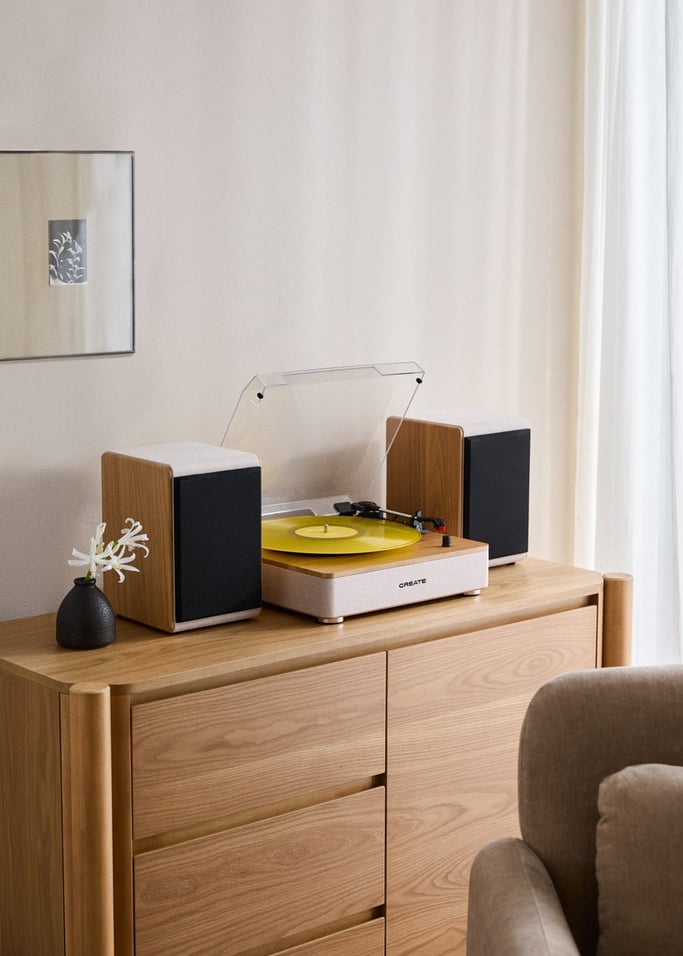 RECORD PLAYER PRO - Platenspeler met 2 externe luidsprekers, Bluetooth en RCA-uitgang, afbeelding van de galerij 1