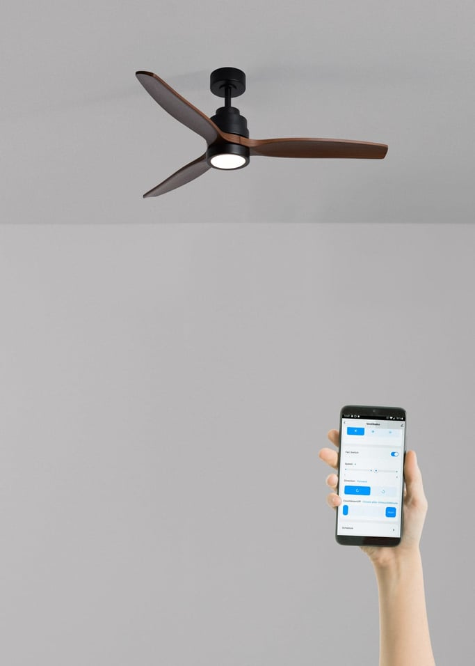 WIND STYLANCE - Stille plafondventilator van 40 W met technische ABS-bladen, verkrijgbaar in verschillende maten, afbeelding van de galerij 2